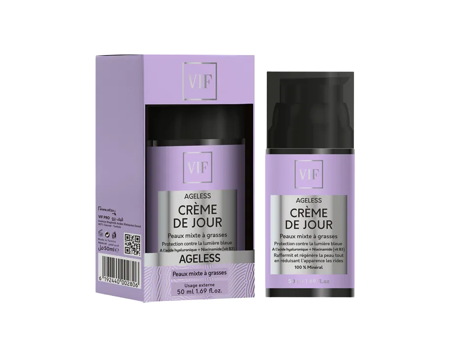Ageless creme de jour peaux mixte à grasses 50ml