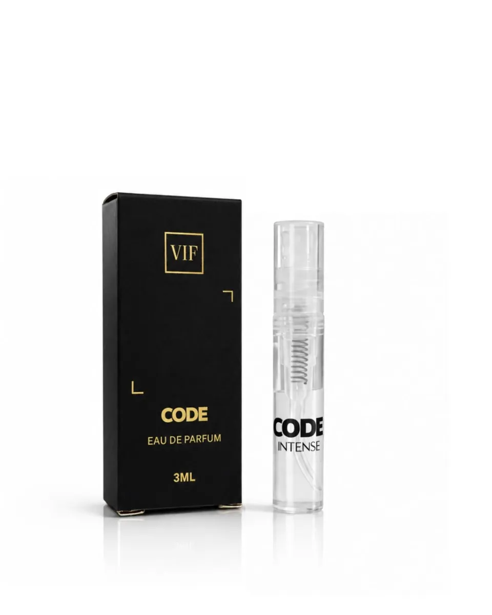 Testeur Parfum Femme Code Noir 3 ml